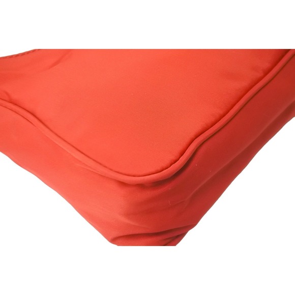 Prada Mini Handbag Hobo Triangle Logo Nylon Red - Picture 9 of 10